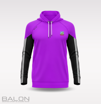 Beara United FC 1/4 High rise hoodie purple